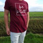 Heren tshirt be still