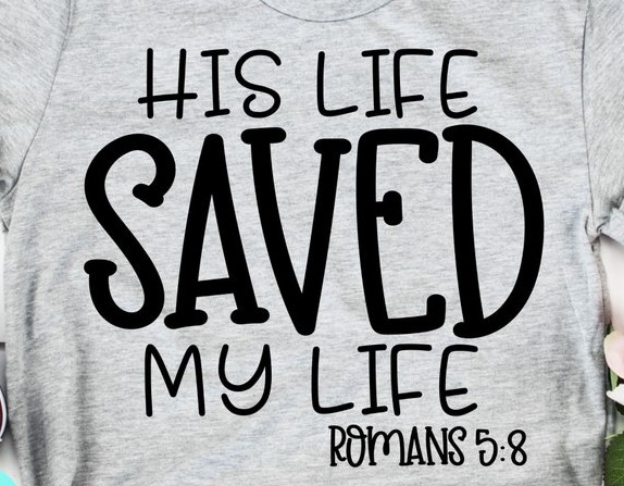 Tshirt zijn leven heeft mijn leven gered