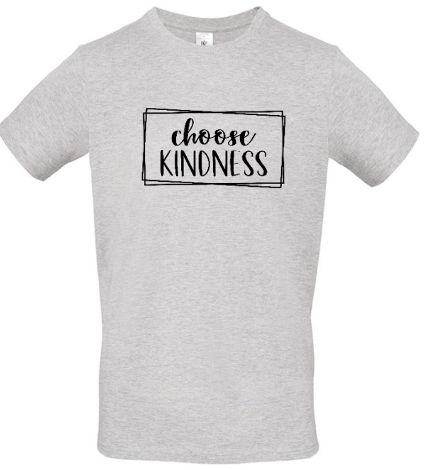 tshirt grijs choose kindness