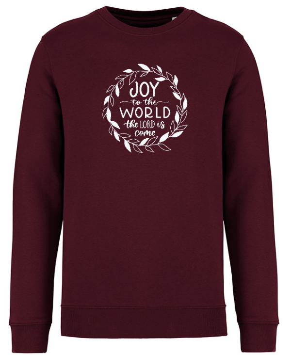 damestrui donkerrood joy to the world kerst