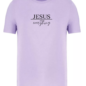Tshirt lila jezus is alles