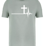 heartbeat with cross