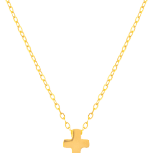 Gouden ketting kruisje